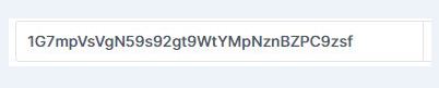 Lottery BTC address